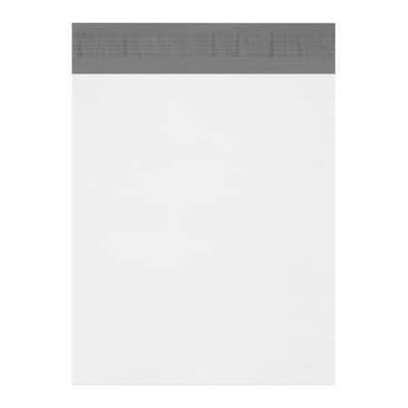 Box Packaging Expansion Poly Mailers 11W x 13L x 4D 2.5 Mil White 100/Pack EPM11134